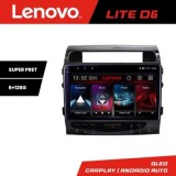 Navigatie Toyota Land Cruiser V8 L200 2009-2020 Lenovo QLED Octa core 6+128 DSP Wifi 5Ghz Android radio gps internet kit-381-type-b+LITE-10-6+128 CarS