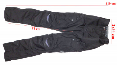 Pantaloni moto Clover full protectii dama marimea 44(cca. S) foto