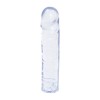 Realiste simple - Doc Johnson Jeleuri Cristaline Dildo Clasic 20 cm Transparent Moale si Flexibil Textura cu Vene