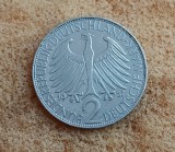 C50 - Moneda foarte veche - Germania - 2 marci - 1957 litera J