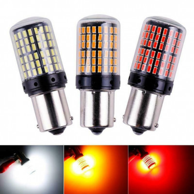 Set 2 x Lampa auto LED 15W, 2100 lumeni, slot 1157, 3 modele foto