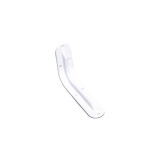 Cumpara ieftin Suport pentru raft, lat, alb, 125 x 85 x 30 mm, 24 buc / set
