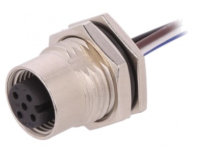 Soclu M12 4 PIN IP68 DeviceNet/CANopen Mamă foto