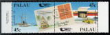 Palau 1990 Mi 395/96 pair MNH - Expozitia PACIFICA: servicii postale, Nestampilat