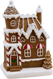 Decoratiune de Craciun MagicHome, casa din turta dulce cu LED, 19,2 cm