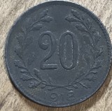 MNDSTR AUT202 - Austro-Ungaria - 20 heller 1918