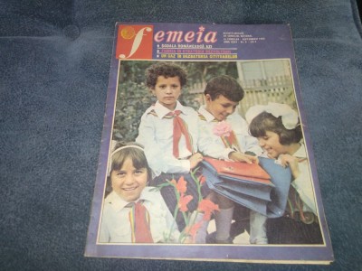 REVISTA FEMEIA NR 9 1982 foto