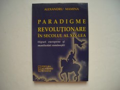 Paradigme revolutionare in secolul al XIX-lea - Alexandru Mamina