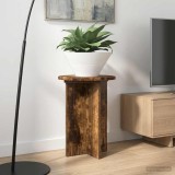 vidaXL Suport pentru plante 2 pcs Stejar fumuriu &Oslash;29,5 x 40 cm 899740