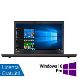 Laptop Refurbished LENOVO ThinkPad T470, Intel Core i5-6300U 2.40 - 3.00GHz, 8GB DDR4, 256GB SSD, 14 Inch HD, Webcam + Windows 10 Pro NewTechnology Me