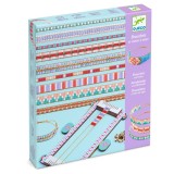 Kit creativ de confectionat bratari din margele, Djeco