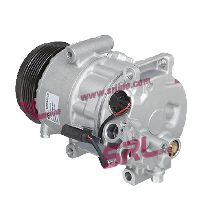 Compresor aer conditionat Mercedes Clasa A (W169), 2004-2012, motorizare 1.5, A150; A160/A160 BlueEfficiency; benzina, rola curea 110 mm, 6 caneluri,