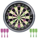 Tinta de darts cu LED si 6 sageti magnetice, &Oslash;41 cm, CMCLASS