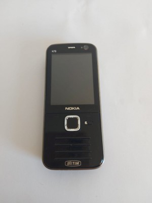 Telefon Nokia N78 negru folosit grad B foto