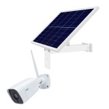 Pachet camera supraveghere wireless PNI House IP55 5MP cu panou solar 60W