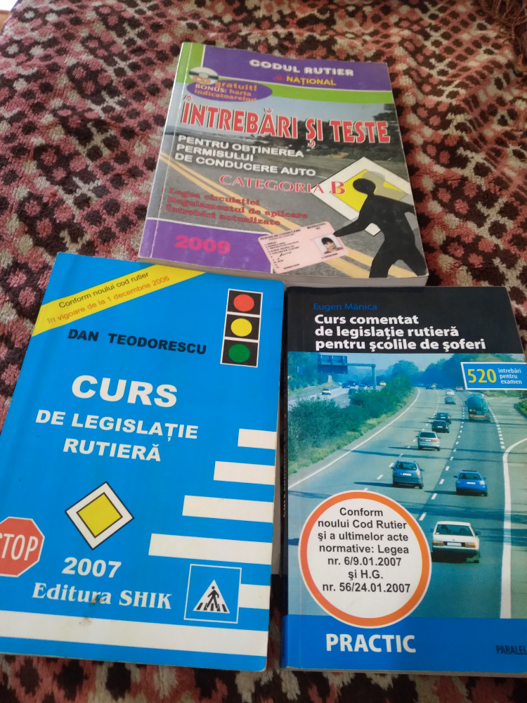 LO 3 CARTI CURS DE LEGISLATIE RUTIERA, DVD, Romana | Okazii.ro
