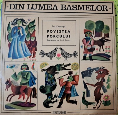 Disc Vinil Ion Creangă - Povestea Porcului (10&amp;quot;, Mono, RE) Label:Electrecord Cat#: EXD 1090 foto