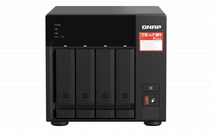 NAS QNAP 473A 4-Bay, CPU AMD Ryzen V1000 series V1500B