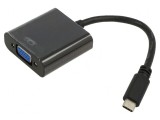 Adaptor USB C la D-Sub 15pin HD 0.15m Negru