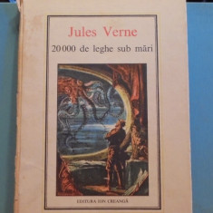 JULES VERNE - 20000 DE LEGHE SUB MARI - CARTONATA, FORMAT MARE - 253 PAG.