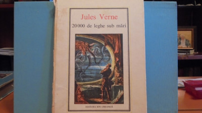 JULES VERNE - 20000 DE LEGHE SUB MARI - CARTONATA, FORMAT MARE - 253 PAG. foto