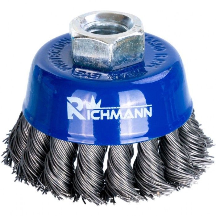 Perie sarma otel, tip cupa, cu toroane, M14, 65 mm, Richmann&nbsp;