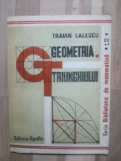 Geometria triunghiului- Traian Lalescu