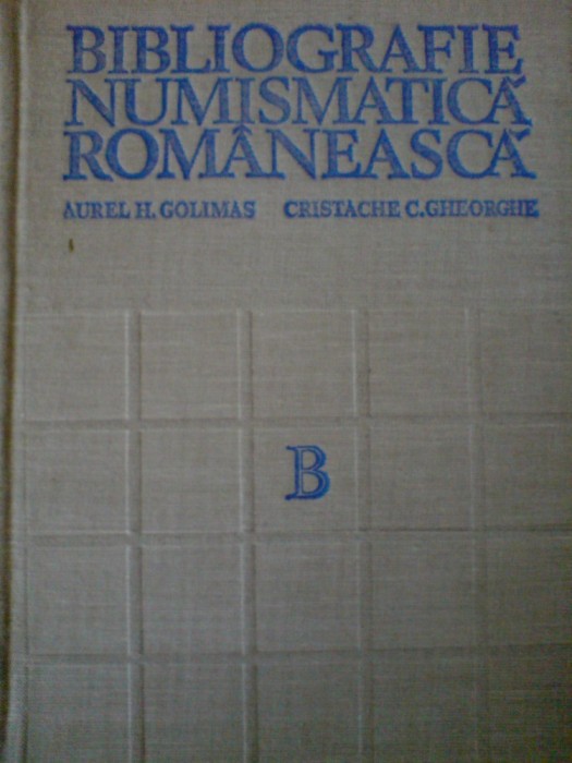 Bibliografie numismatica rom&acirc;nească