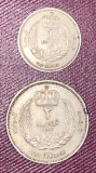 SET MONEDE LYBIA, IDRIS I / 1 si 2 PIASTRI 1952 CUPRU-NICHEL