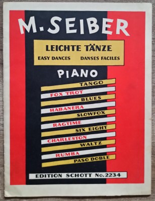 M Seiber leicht tanze, easy dances, danses faciles foto