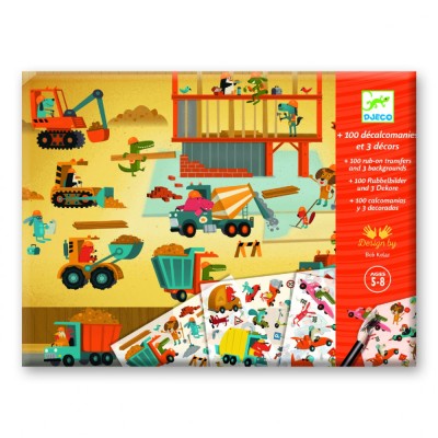 Joc creativ Transferuri cu vehicule, Djeco foto