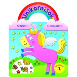 Unikornisok 1. - Sz&iacute;nezd ki &eacute;s ragaszd be matric&aacute;kkal