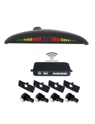 Senzori parcare cu display LED Wireless S302W tip OEM de 16.5mm Argintiu foto