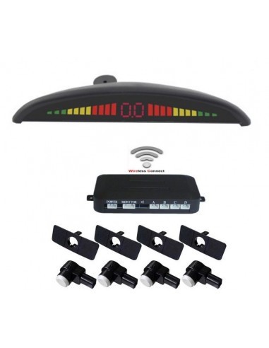 Senzori parcare cu display LED Wireless S302W tip OEM de 16.5mm Argintiu