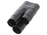 Capac de distribuție termocontractibil negru pentru cabluri