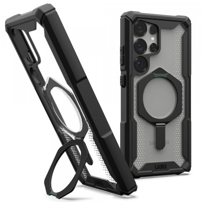 Husa MagSafe pentru Samsung Galaxy S25 Ultra S938, Urban Armor Gear, Plasma XTE, Neagra Transparenta foto