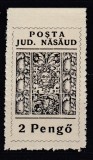 ROMANIA 1945 POSTA NASAUD - JUD. NASAUD 2 PENGO MNH