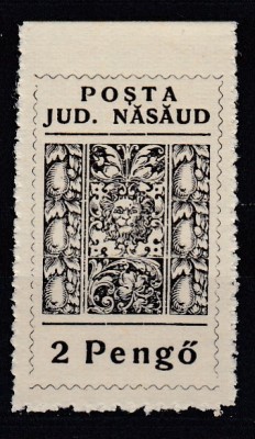 ROMANIA 1945 POSTA NASAUD - JUD. NASAUD 2 PENGO MNH foto