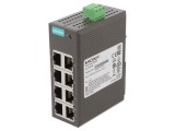 Switch Ethernet Neadministrabil 8 Porturi 12-48VDC EDS-208