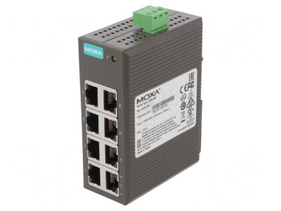 Switch Ethernet Neadministrabil 8 Porturi 12-48VDC EDS-208 foto