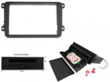 Rama Radio 2DIN VW Skoda Seat + Buzunar &amp; Incarcator Wireless 5W: Amarok, Beetle, Caddy, Golf, Jetta, Passat, Polo, Octavia, Fabia, Superb