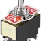 Comutator 2x ON-OFF-ON 6 pini 250V 6A Goobay