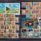 Clasor straine 274 timbre + 23 colite MNH, serii complete nestampilate cote mari