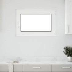 vidaXL Fereastră de subsol &bdquo;RISOR&rdquo; 90x70 cm oscilo-batantă DIN dreapta, albă