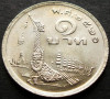 Moneda exotica 1 BAHT 2520 - THAILANDA, anul 1977 * cod 888 = UNC!, Asia