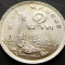 Moneda exotica 1 BAHT 2520 - THAILANDA, anul 1977 * cod 888 = UNC!