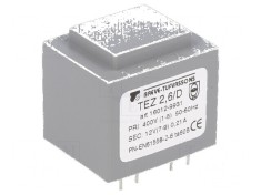 Transformator &icirc;ncapsulat 2,5VA 400VAC 12V 208,3mA PCB IP00