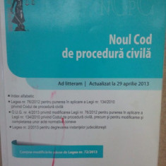 Noul cod de procedura civila (2013)