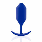 Plug anal - B-Vibe Snug Plug 4 Navy