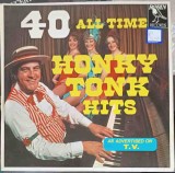 Disc Vinil LP Honky Tonk Hits - Warren Carr (1974) Country Jazz Robin Records 30cm